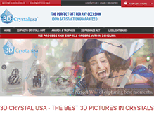 Tablet Screenshot of 3dcrystalusa.com